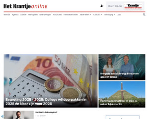 Screenshot Het Krantje Online