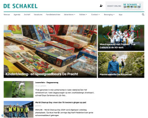 Screenshot Weekblad De Schakel